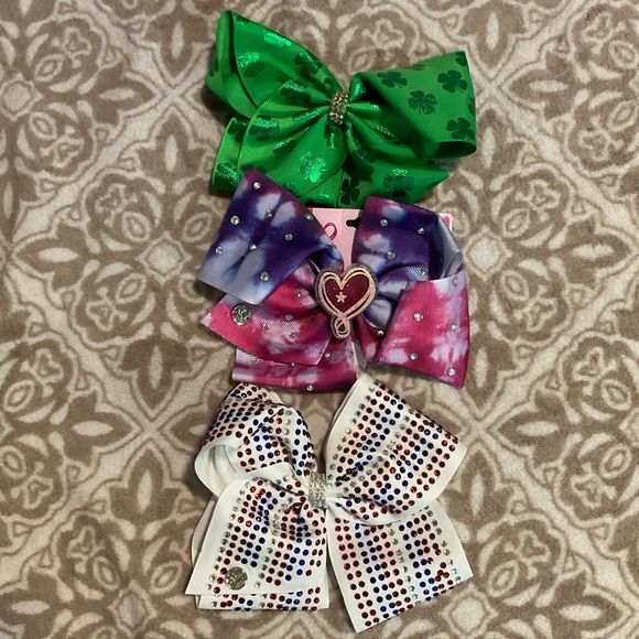 Jojo Siwa Set of Colorful Hair Bows - Picture 1 of 4